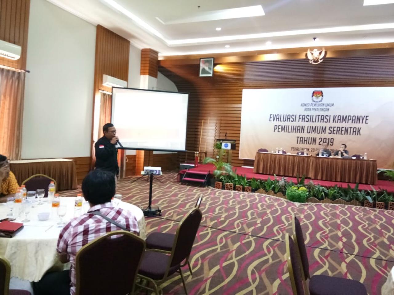 BAWASLU KOTA PEKALONGAN PAPARKAN PELANGGARAN KAMPANYE PEMILU 2019