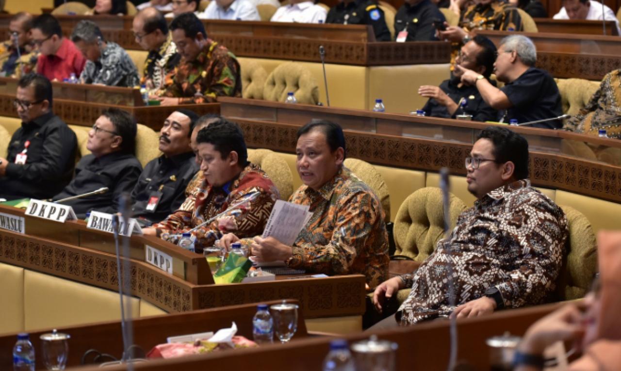 Bawaslu Sampaikan Hasil Evaluasi Pemilu 2019 Kepada DPR