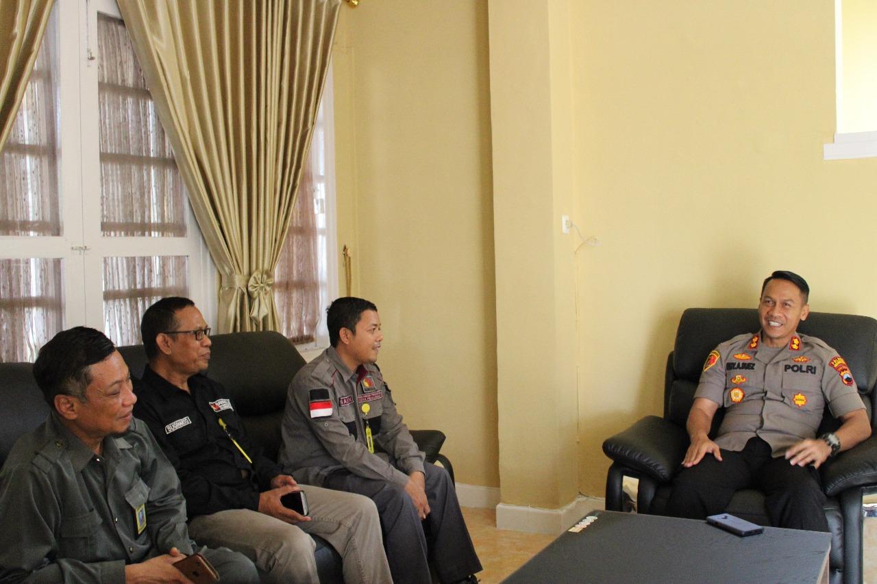 Sambut Pilwalkot Pekalongan Th 2020, Bawaslu Jalin Koordinasi Dengan Kapolres Pekalongan Kota yang Baru