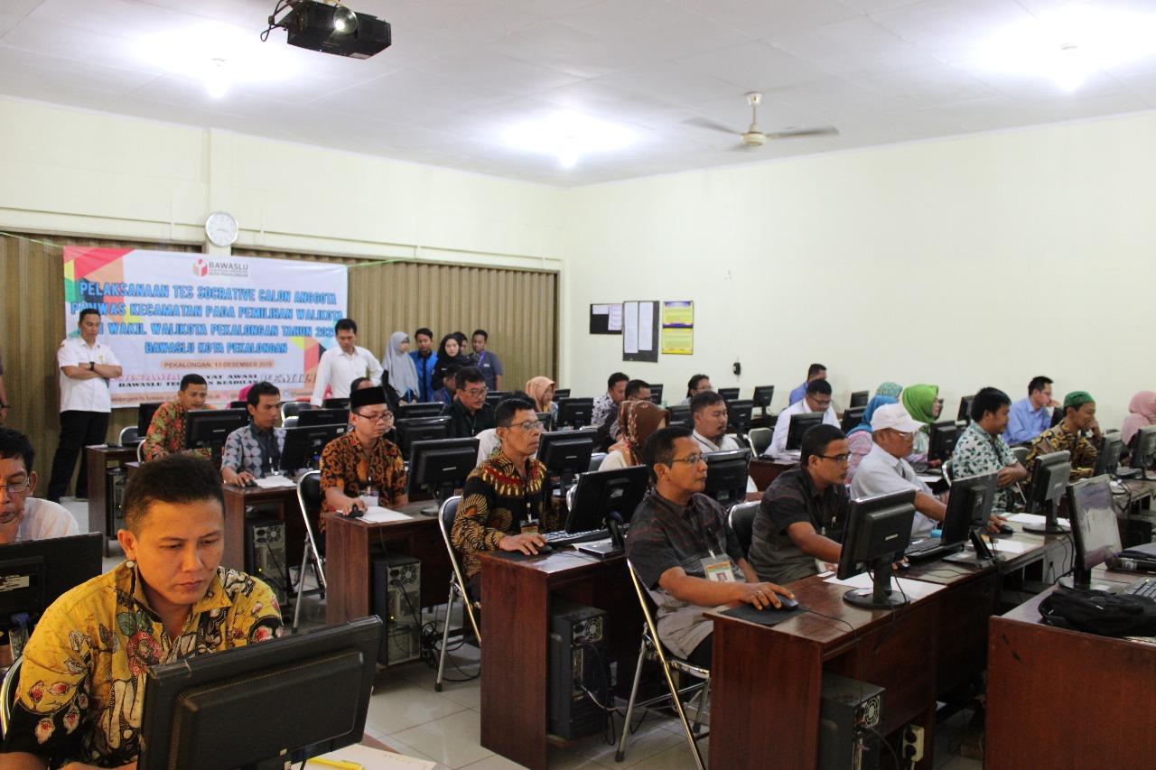 Bawaslu Kota Pekalongan Selenggarakan Tes Socrative Untuk Calon Panwas Kecamatan Dalam Pilkada 2020