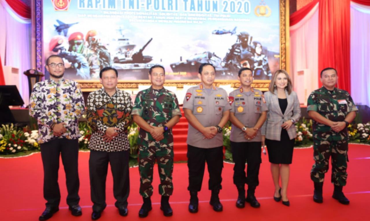 Dalam Rapim TNI-Polri, Abhan Sampaikan Strategi Bawaslu Kawal Pilkada 2020