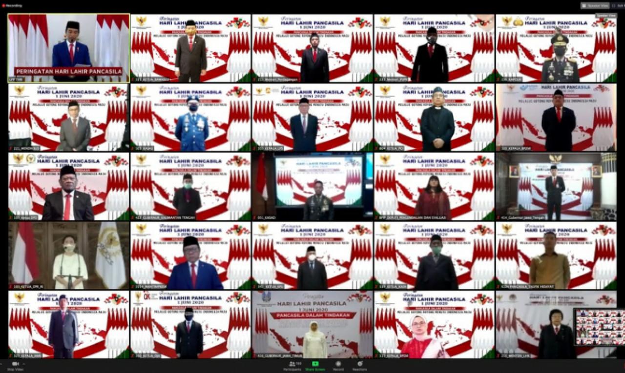 Peringati Hari Lahir Pancasila, Bawaslu Ajak Gotong Royong Sukseskan Pilkada 2020