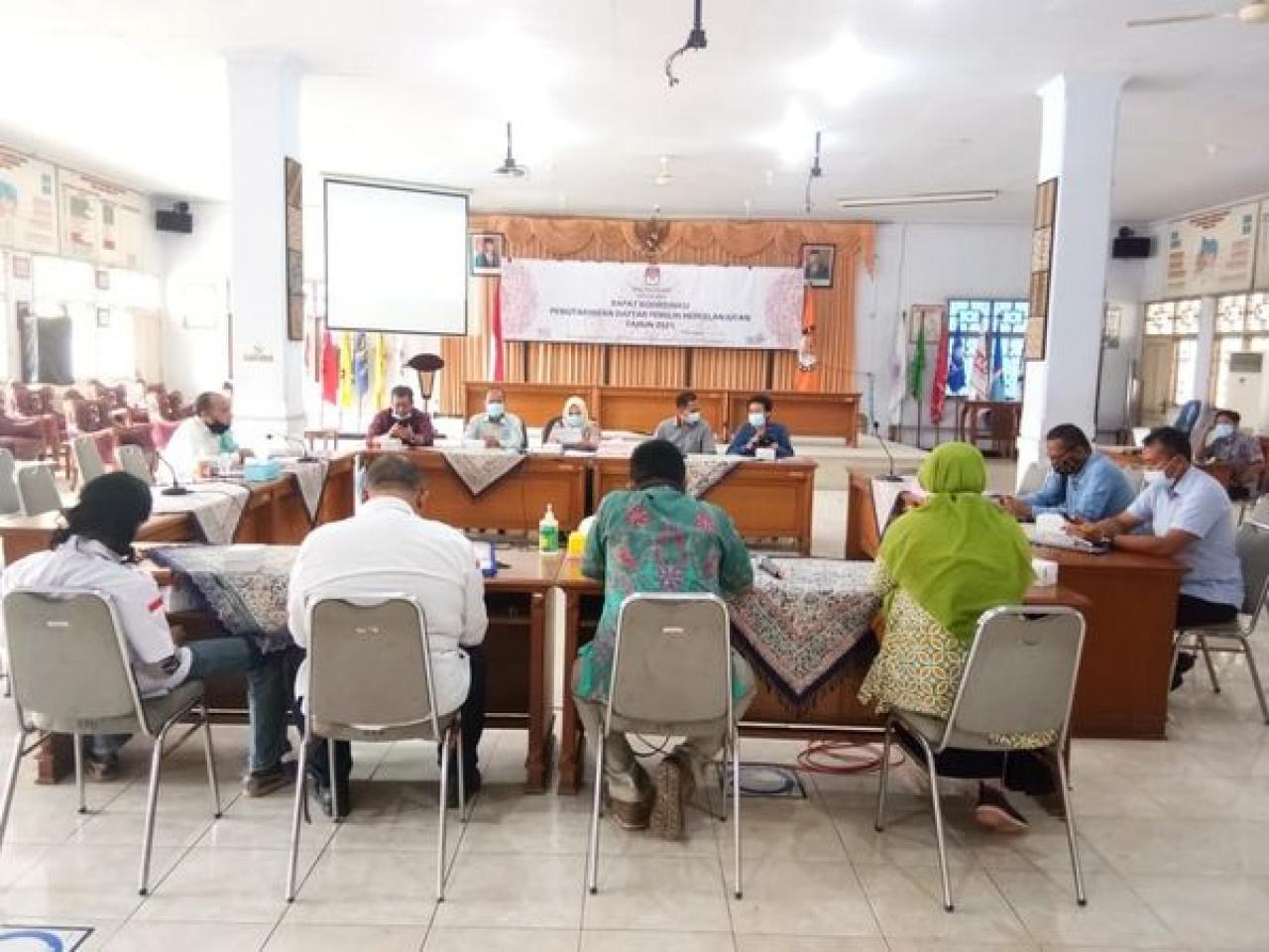 Rapat Koordinasi Pemutakhiran Daftar Pemilih Berkelanjutan Tahun 2021
