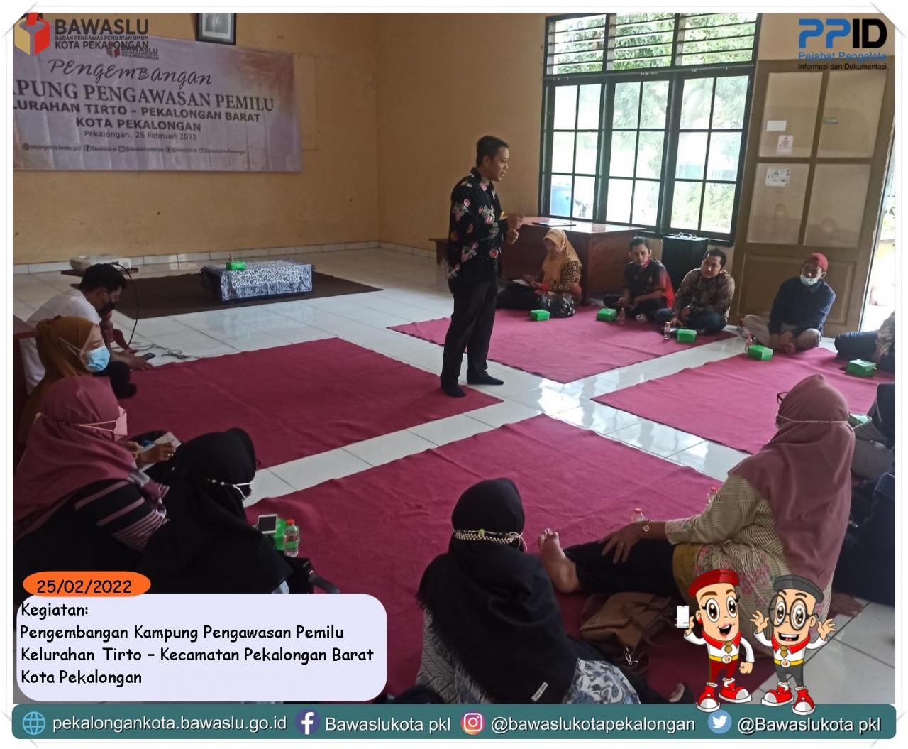 Kelurahan Tirto Jadi Kampung Pengawasan Pertama Kota Pekalongan Tahun 2022