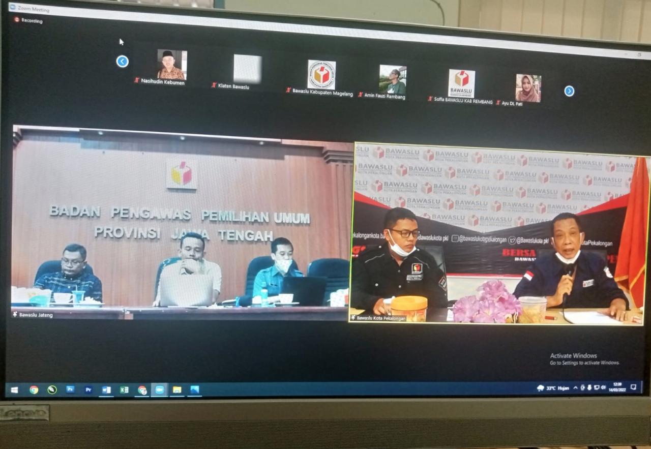 Monitoring Buku Sejarah, Bawaslu Kota Pekalongan Sampaikan Progresnya