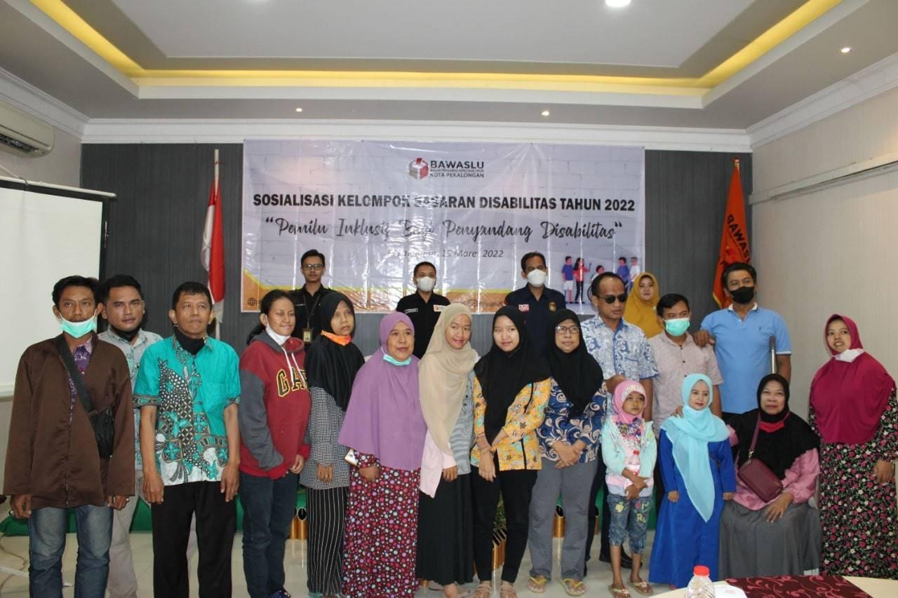 Meningkatkan Kualitas Pemilu 2024, Bawaslu Kota Pekalongan Adakan Sosialisasi Untuk Penyandang Disabilitas
