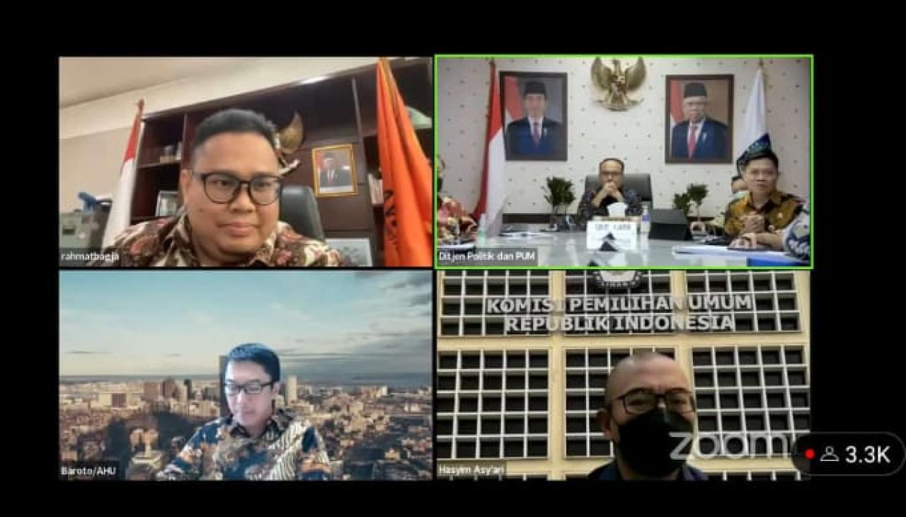 Hadiri Sosialisasi Rancangan PKPU Pendaftaran Parpol, Bagja Sebut Tiga Fokus Pengawasan Bawaslu