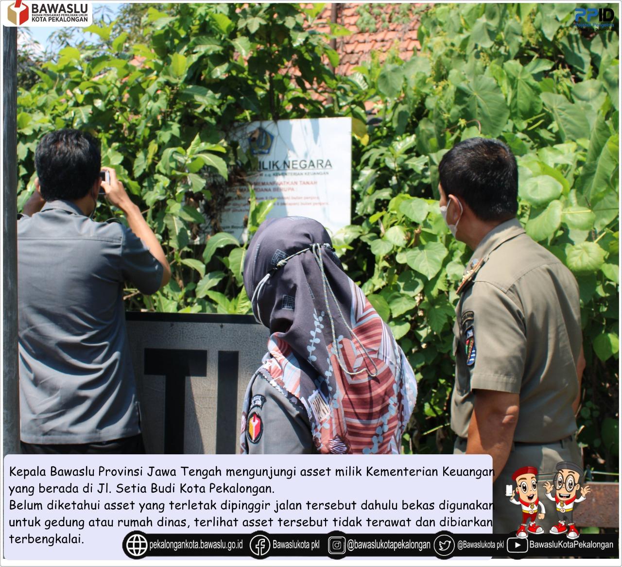 Kepala Sekretariat Bawaslu Jateng Tinjau Asset di Kota Pekalongan