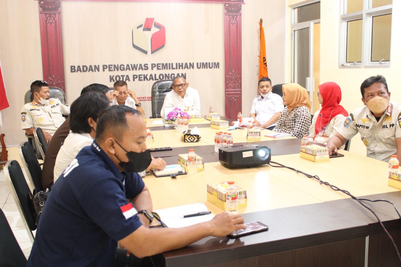 Satukan Visi Penanganan Pelanggaran Pemilu, Bawaslu Kota Pekalongan Gelar Rakor Dengan Stakeholder