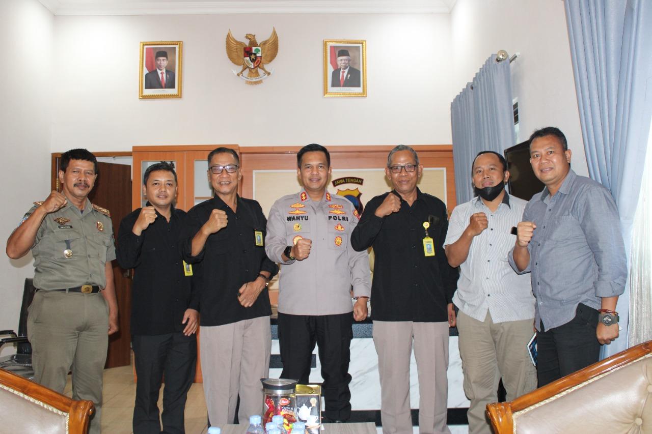 Persiapan Pembentukan Gakkumdu Bawaslu Kota Pekalongan Audiensi Kapolres Pekalongan Kota