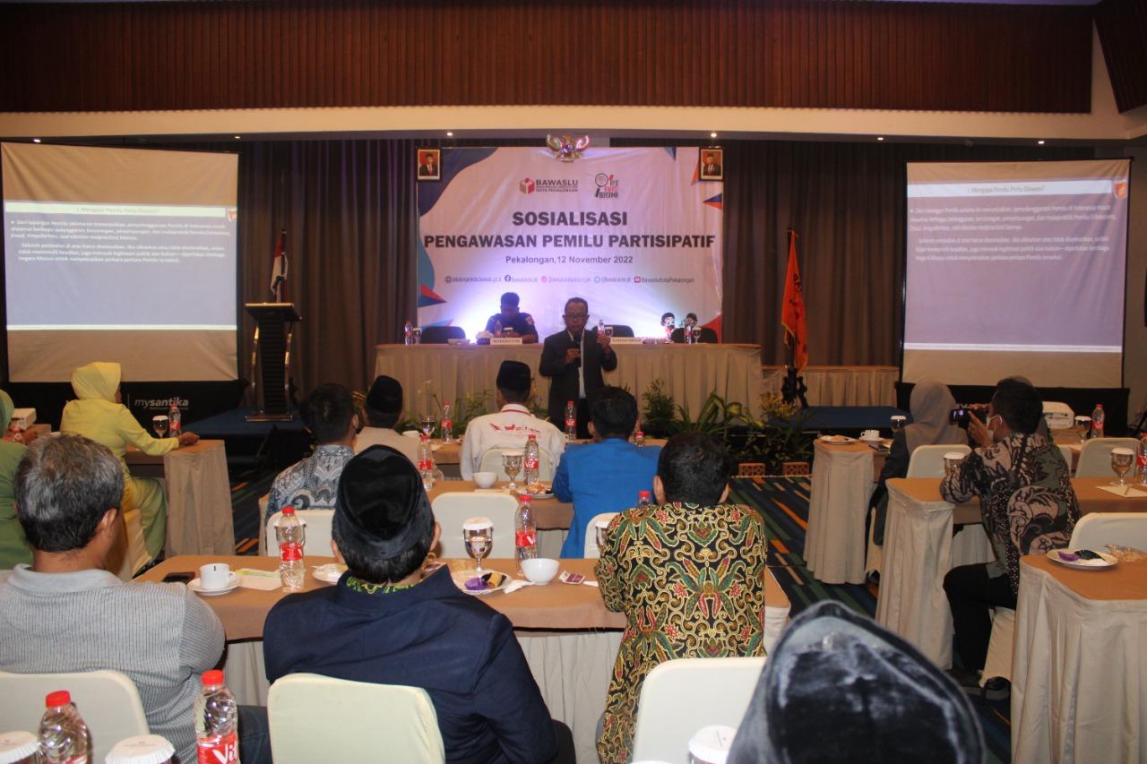 Gandeng Ormas,  Bawaslu Kota Pekalongan Ajak Pengawasan Partisipatif