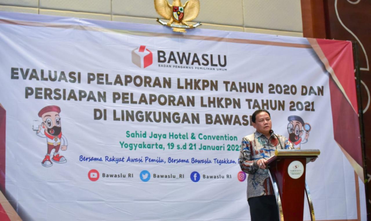 Targetkan 100 persen Kepatuhan LHKPN 2021, Abhan: Butuh Komitmen Kerja Sama Seluruh Bawaslu 