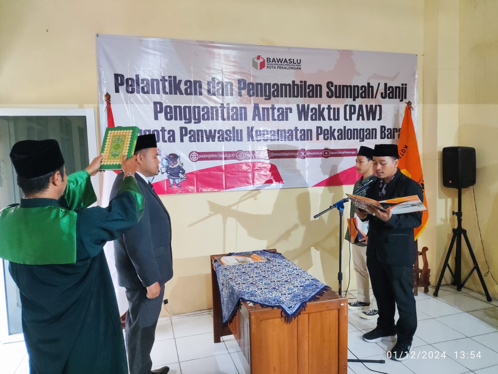 Pelantikan PAW dan Pengambilan Sumpah Jabatan