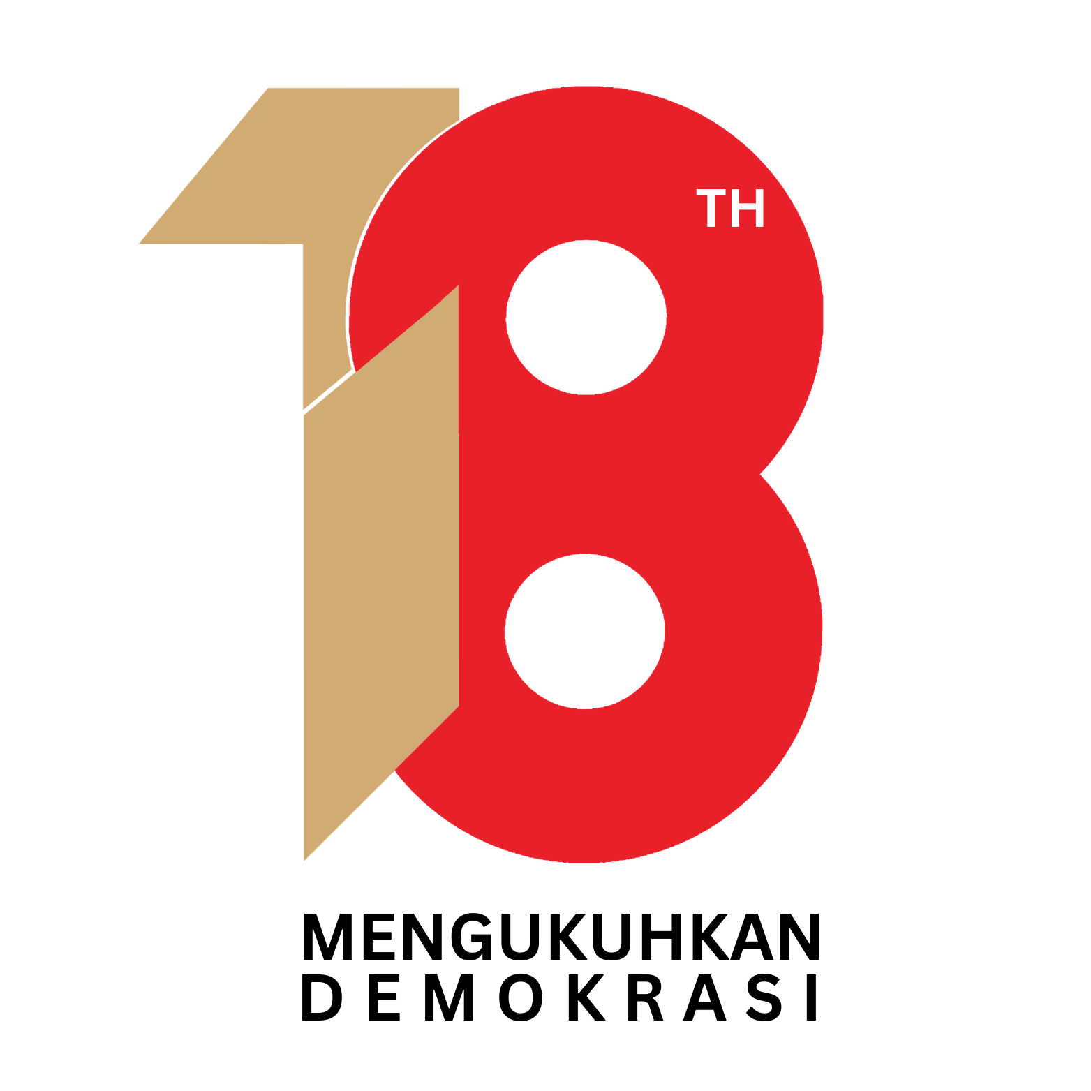 Logo HUT BAWASLU -18 Tahun