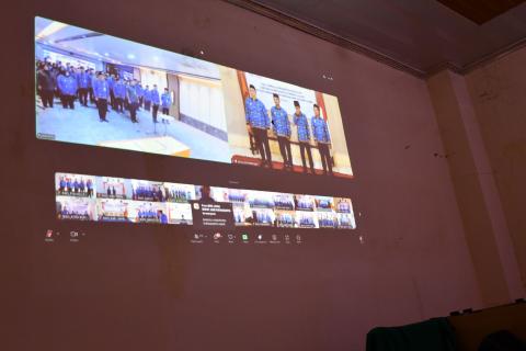 Persiapan Prosesi Pengucapan Sumpah Janji dan Pelantikan PPPK secara daring se-Indonesia