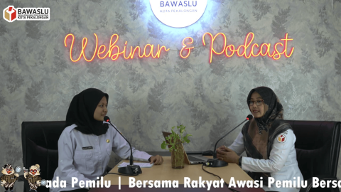 penayangan podcast episode 16 di Youtube Bawaslu Kota Pekalongan