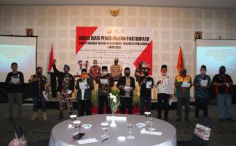 Ajak Ormas dan LSM Bawaslu Kota Pekalongan Menyelenggarakan Sosialisasi Pengawasan Partisipatif