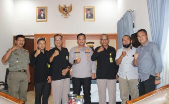 Persiapan Pembentukan Gakkumdu Bawaslu Kota Pekalongan Audiensi Kapolres Pekalongan Kota