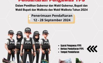 flayer pengumuman perekrutan Pengawas TPS