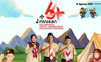 ucapan selamat Hari Pramuka Bawaslu Kota Pekalongan di media sosial Bawaslu Kota Pekalongan